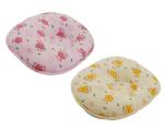 Aarushi Pink and Yellow Comfortable Baby Pillow 23 x 20 cm (pack of 2)