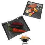 MyHomesWorld BBQ Grill Mesh Bag/Non-Stick Net Bag/Suitable for Outdoor Picnic Barbecue & Household Oven/Non-Stick Mesh Grilling Bag (PACK OF 2, MULTI COLOR)