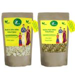 Homade Native Millet flakes combo of 2 -Little & pearl Millet flakes/Aval/Poha/ (Each of 250gram), Traditional Healthy breakfast