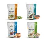 SAPPHIRE Seeds Combo Pack of 4 (Pumpkin Seeds, Chia Seeds, Flax Seeds & Sunflower Seeds) 200gm X 4