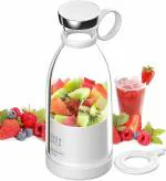 Zoroba Personal Size Blender, Portable Blender, Battery Powered USB Blender, with Four Blades, Mini Blender Travel Bottle for Juic