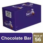 Cadbury Dairy Milk Chocolate Bar, 13.2g (Pack of 56)