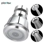 Plantex Pure Brass Tap Extender for Kitchen Sink/360 Swivel Kitchen Sink Faucet Aerator/3 Anti-Splash Modes/Upto 80% Water Saving(XL-3012/Chrome)