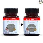 NATURREL Shilajit & Ashwaghandha - 120 Tablets | Energy Booster | Antioxidant | Mineral-rich | Stress Relief | Pack of 2
