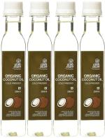 Phalada Pure & Sure Organic Coconut Oil, 250ml x pack of 4