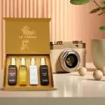 La'French Unisex Luxury Perfume Gift Set -4x20ml | Adventure Oud | Romance Oud | Al Hisan | Oud Woody Perfume For Men & Women | Long Lasting Fragrance | For Men & Women | Eau De Parfum | 80ml (Pack Of 1 )