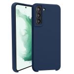 LIRAMARK Liquid Silicone Soft Back Cover Case for Samsung Galaxy S22 Plus (Midnight Blue)