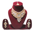 ADVIVEE Classic Jewelry Traditional Bridal Necklace Set with Stunning Necklace and Earrings