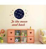 WOLPEP Multicolor Vinyl to The Moon and Back Wall Sticker