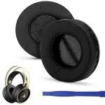 Crysendo Black Leather Headphone Cushion For Sony Mdr-Zx110A
