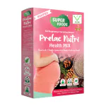 Honey Stone Prelac Nutri Health Mix | Porridge Mix | Rich in Proteins, Irons, Vitamins and Dietary Fibers | 100% Natural, Traditional, Roasted, Whole grains, Lentils, Millets & Nuts for Pregnant & Lactating Women | No Added Chemicals | 500 g