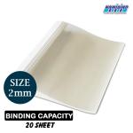 Namibind 10 Pcs Thermal Folder For presentations, Transparent Thermal Binding Cover, Classroom File (2mm)
