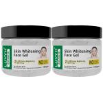 Luvyh Skin Whitening Face Massage Gel 200g (Pack of 2) Whitening and Brightening Gel For Instant Natural Glow, Anti Pigmentation & Dark Spot Removal Formula for All Skin Types No Parabens