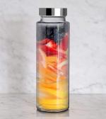 Hofex Milk Glass Water Bottle for Kids Car Travel Sipper 500ml - School Picnic Sipper Leak Proof Bottle - Easy to Carry Water Bottle