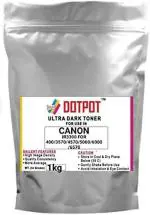 Dotpot XEROX Machine Toner Powder 1 KG for Canon IR3300, 2200, 2016, 2018, 2020, 3570, 4570, 1022, 2420, 2318, 2525, 2270, 2830, 2255, GP30, 255, 355, 405, IR400 Black Toner Powder