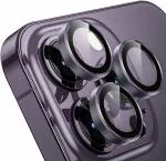 Casekoo - IN CASEKOO IN LOVE iPhone 14 Pro & iphone 14 Pro Max Camera Lens Protector 3D Camera Ring Purple
