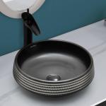 Plantex Table Top Wash Basin For Bathroom/Designer Ceramic Basin/Countertop Vessel Sink Basin - Indo-European Collection (NC-640)
