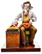 FFC - Fashion For Choice Resin Doctor Ganesha With Mushakraj Showpiece