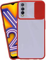 Leyon Red Polycarbonate Back Cover For Vivo Y20, Vivo Y20I, Vovi Y12S, Vivo Y20A,