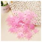 SV TRADERS Pink Color Fluorescent Glow in The Dark Star Wall Sticker(50 Stars,Size 4x4 cm)