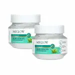Meglow Transparent Aloe vera Gel (100gm) Pack of 2- Aloevera & Cucumber Ext. Hair & face Moisturizer for Dry Skin|100% vegan, Paraben & Silicones Free Face Gel for Men/Women