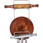 AVROSPN Introducing our innovative Chakla Belan Stand, the perfect solution to keep your kitchen essentials organized and easily accessible.