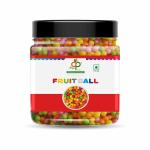 Organic Purify Fruit Balls Candy, Sugar Pearls | Multicolor Goli for Decoration [Jar Pack] 400g