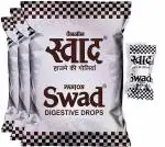 Swad Original Digestive Candy | Ayurvedic, Authentic & Regular Swad Khatti Mithi Toffee, 25 Toffee X 7 Packet