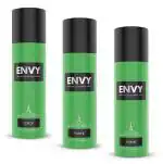 Envy Force Rich French Fragrance Long Lasting Perfume Deodorant Spray (120ml) Pack of 3