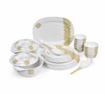 Superware Melamine 31 Pcs Dinner Set Golddeko