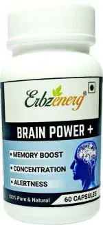 Erbzenerg Vitamin Supplements Brain Powder 60 Capsule