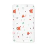 Zizuka Cotton Muslin Swaddle /Towel /Blanket for Newborn Baby -Teddy Print