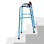 KosmoCare Premium Imported Light weight Step up Walker | Stairway Folding Walker for going up and down stairs, ramps | Folding and adjustable rehabilitation aid for elderly, old, senior citizen |