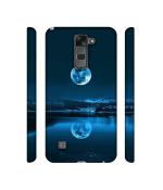 Casotec Moon Pattern Print Design 3D Printed Hard Back Case Cover for LG Stylus 2