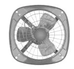 ESKON FRESHAIR 12 Inch Exhaust fan 300mm Exhaust Fan for Kitchen, Bathroom with Strong Air Suction, Rust Proof Body (Black) (12inch)