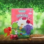 Timios Zookers Kids Animal Shaped Biscuits Cherry Bits Pack of 2