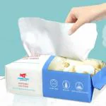 PRIME PICK Disposable Face Towel 50 Count, Soft Cotton Facial Dry Wipes, Multi-Purpose for Skin Care, Makeup Remover, Face Wipes and Facial Cleansing(Pack 1)