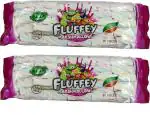 Fluffey Marshmallow 140g pack of 2 (100% vegetarian) 80 pieces each STRAWBERRY Marshmallow