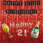 Festiko 21st Birthday Decoration Combo