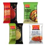 Quality foods Products - Combo of Chilly Powder, Coriander powder, Brahmin Sambar and Rasam Powder
