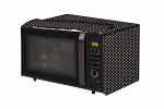 The Furnishing Tree Microwave Oven Cover for Godrej 20 L Convection GMX 20CA5 MLZ Polka dot Pattern Grey