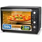 iBELL EO500G OTG 50 L, Convection Oven Toaster Griller with Motorized Rotisserie, 2000 W | Black