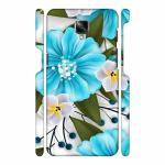YAPZONE | Floral Blue | Designer Printed Hard Back Cover for OnePlus 3/3T Premium & Attractive Case for Your Smartphone