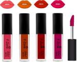 OUR BEAUTY Multicolor Kiss Proof Velvet Matte Liquid Lipstick 67, 16 Ml (Pack Of 4)