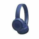 JBL Tune 500BT By Harman Powerful Bass Wireless On-Ear Headphones With Mic(Blue)