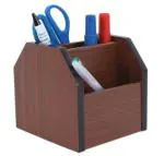 Abaj Wooden Pen Stand For Office Desk