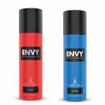 ENVY Fiery & Nitro Deo - 120ML Each (Combo of 2) | Long Lasting Deodorants for Men