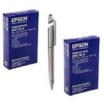 Epson ERC 38(B) Twin Ribbon (PACK OF 2) with 3in1 Multi-Function Creative Mobile Phone Stand