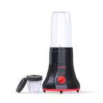 ZunVolt Fruice Juicer Blender Grinder and Smoothie Maker 400W(Black-Red)