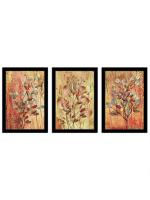 WENS Colourful Leaves Wall Art Painting Frame Set of 3 (WSP5080)